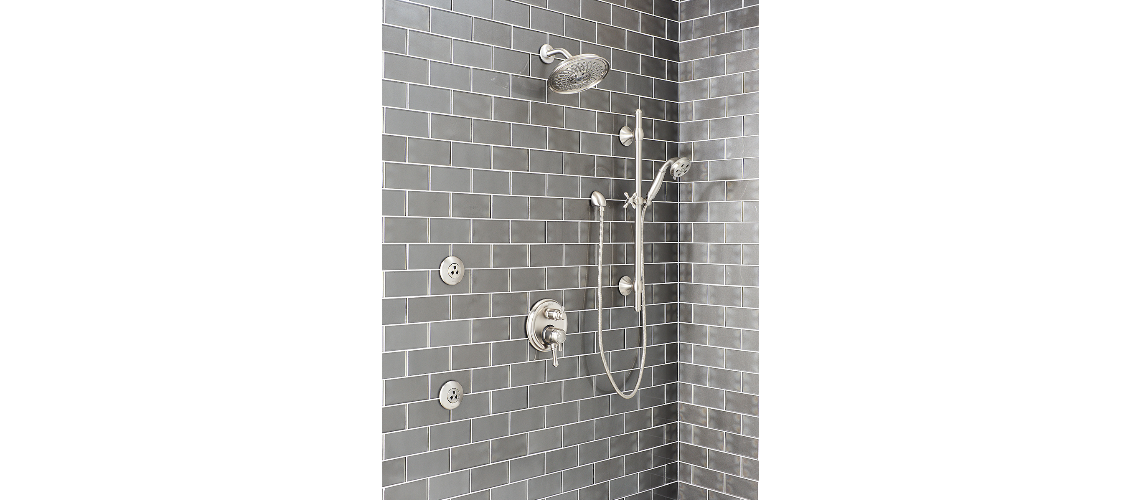 METALLIC GRAY SUBWAY TILE 3X6